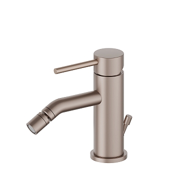 Фото Смеситель Newform XT 4223.M0.075 для биде с донным клапаном, пудровый розовый (Cipria)