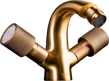 Фото Смеситель для биде Boheme Royal Cristal 316 бронза