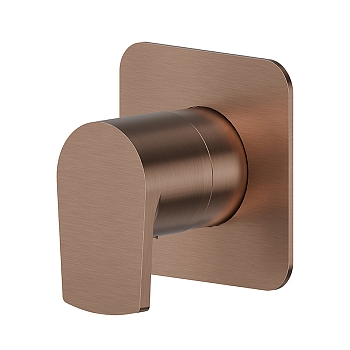 Фото Запорный вентиль Newform Haka 67690E.59.067 для душа, медь браш PVD