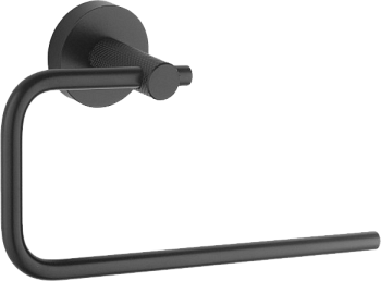 Фото Кольцо Boheme Uno 10975-B для полотенец черный