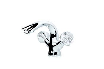 Фото Смеситель для раковины Boheme Flora 271-FL хром глянец