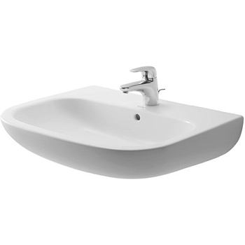Фото Раковина Duravit D-Code 23106500002 подвесная 65 см, цвет белый
