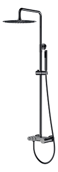 Фото Душевая стойка Boheme Stick 128-SGM shine gun metal, графит глянец