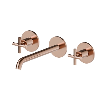 Фото Смеситель Newform Blink 70822E.58.061 для раковины, медь глянец PVD