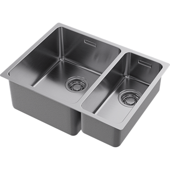 Фото Кухонная мойка Omoikiri Tadzava 58-2-U/I-L-IN 4993774 нержавеющая сталь