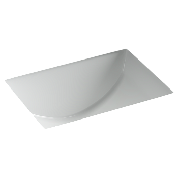 Фото Раковина Ceramicanova Era CN15002 встраиваемая под столешницу 46 × 34,8 × 21,3 см, белый глянцевый
