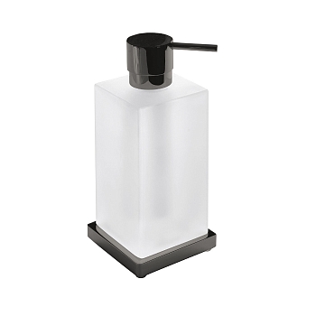 Фото Дозатор Colombo Look B9317.GL-VAN настольный графит глянец/стекло матовое