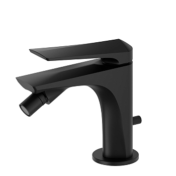 Фото Смеситель Newform Delta Zero 72225.01.093 для биде с донным клапаном, черный матовый