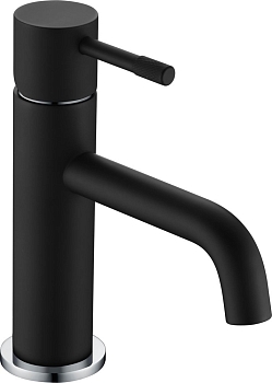 Фото Смеситель для раковины Boheme Uno 461-BCR черный/хром
