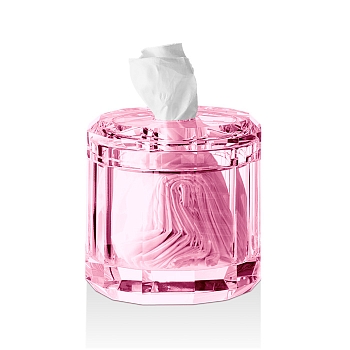 Фото Диспенсер для салфеток Decor Walther Kristall 0931561 настольная, розовый