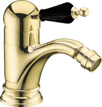 Фото Смеситель для биде Boheme Tradizionale Nero 256 золото