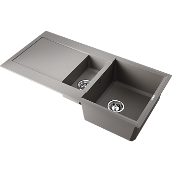 Фото Кухонная мойка Omoikiri Sakaime 100-2-GR 4993562 leningrad grey