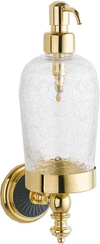 Фото Дозатор жидкого мыла Boheme Palazzo 10167 подвесной золото