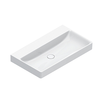 Фото Раковина Catalano Green 420800001 подвесная 80 см, цвет белый глянцевый