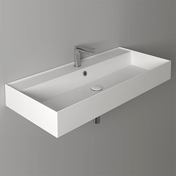 Фото Раковина Simas Agile AG101 bi*1 подвесная 101 см, цвет белый