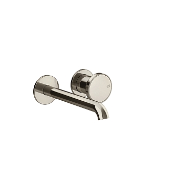 Фото Смеситель для раковины Gessi Origini 66088#720 с изливом, никель глянец pvd