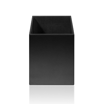 Фото Корзина Decor Walther Brownie 0925060 напольная 25,5x25,5xh30 см имитация кожи, черный