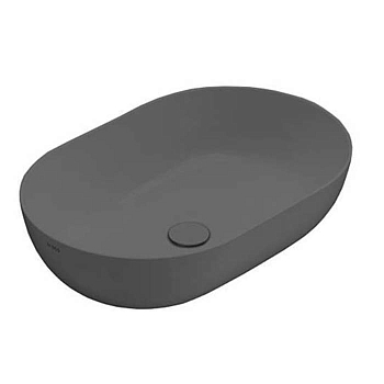 Фото Раковина Globo T-Edge B6O60.SK накладная 60 см, цвет Smoke