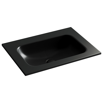 Фото Раковина Ceramicanova Grace CN7011MBwx мебельная 61 × 45,7 × 13,7 см, черный матовый