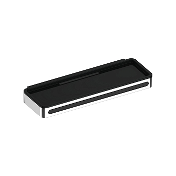 Фото Полка для ванной Keuco Plan 14959010037 подвесной хром/dark grey