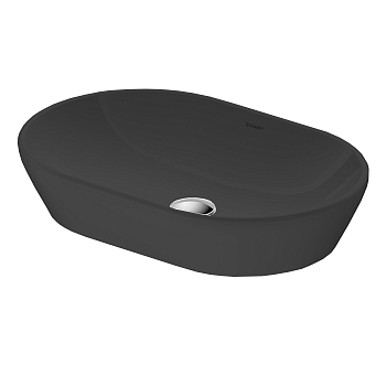 Фото Раковина Duravit D-Neo 2372601370 накладная 60 см, цвет черный матовый