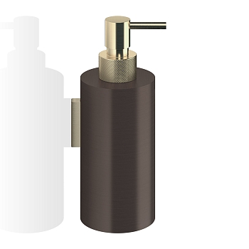 Фото Дозатор Decor Walther Club 0856041 подвесной, золото матовое/темная бронза