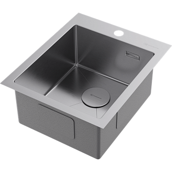 Фото Кухонная мойка Omoikiri Akisame 41-IN 4973056 нержавеющая сталь