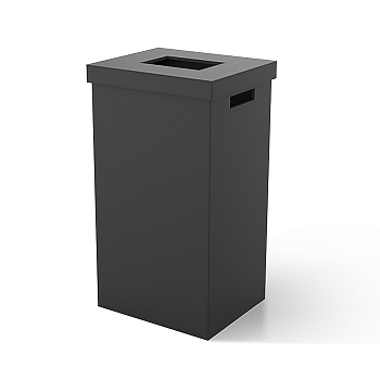 Фото Корзина Decor Walther Brownie 0937560 напольная 38х32хh67 см имитация кожи, цвет черный