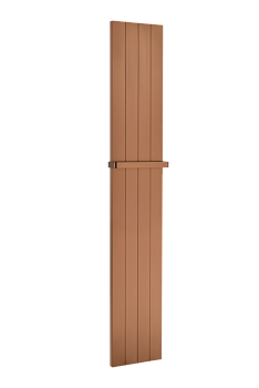 Фото Полотенцесушитель Boheme Flat 725-BRB электрический, brushed бронза, янтарная бронза матовая h150х27 см