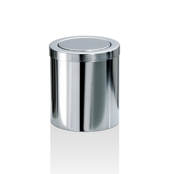 Фото Баночка Decor Walther Contract 0611070 настольная 14.5xh16 см, сталь полированная