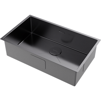 Фото Кухонная мойка Omoikiri Taki 74-U/IF-GM 4993498 вороненая сталь