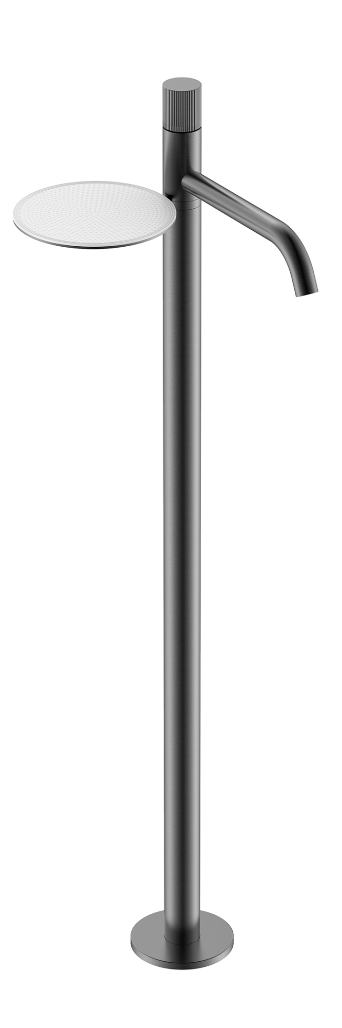 Фото Смеситель для раковины Boheme Stick 120-GM.3 напольный графит