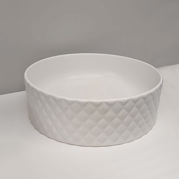 Фото Раковина ArtCeram Rombo 44,5 см, без перелива, цвет белый матовый