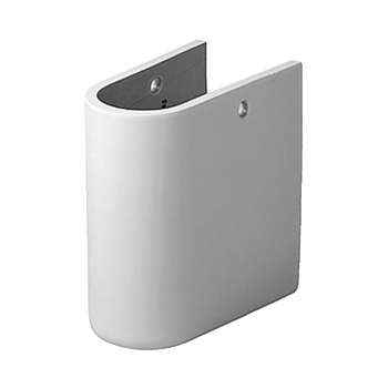 Фото Полупьедестал Duravit Starck 3 17х28.5см, для раковин 030065,030060,030055,030410,030480,030470,033213, цвет белый