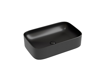 Фото Раковина Ceramicanova Element CN6053MB накладная 60,5 × 38 × 15 см, черный матовый
