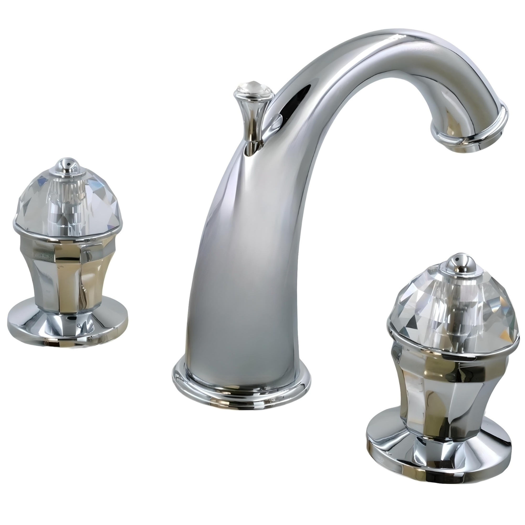 Фото Смеситель для раковины Migliore Prestige Crystal 32764 хром