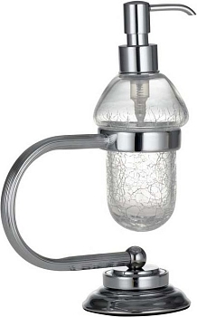 Фото Дозатор жидкого мыла Boheme Murano 10909-CR настольный хром