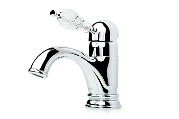 Фото Смеситель для раковины Boheme Crystal 261-CRST хром глянец