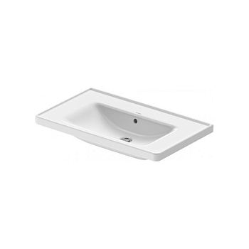 Фото Раковина Duravit D-Neo 2367800060 накладная 80 см, цвет белый