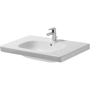 Фото Раковина Duravit D-Code 03428500002 подвесная 85 см, цвет белый