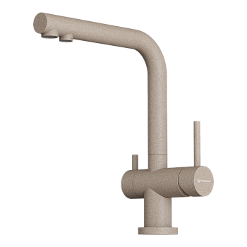 Фото Смеситель для кухни Omoikiri Nagano-P-SA 4974055 бежевый