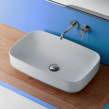 Фото Раковина Kerasan Tribeca 514130 накладная 60 см, цвет белый матовый