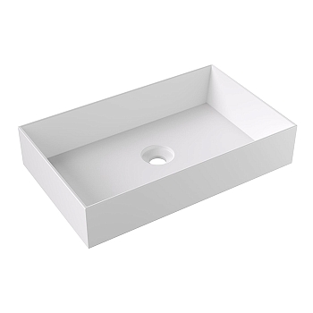 Фото Раковина Alice Spy 34250109 накладная 60 см, цвет белый матовый