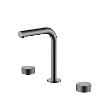 Фото Смеситель для раковины Boheme Stick 152-SGM.2 графит глянец