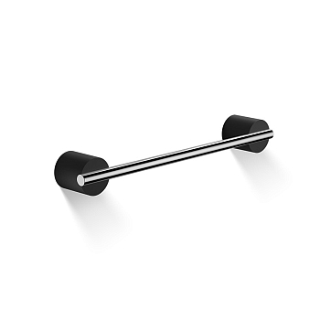 Фото Полотенцедержатель Decor Walther Stone 0975064 подвесной 30 см хром/черный матовый