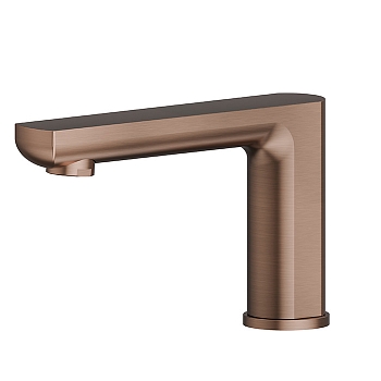 Фото Излив Newform Haka 72091.59.067 на борт ванны, медь браш PVD