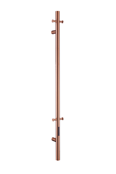 Фото Полотенцесушитель Boheme Uno 726-CB электрический, copper brushed, медь, медь  h150х12 см
