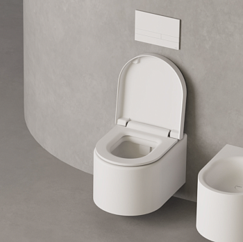 Фото Унитаз подвесной Salini Gemelli 240121KSM белый матовый