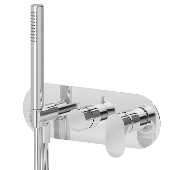 Фото Смеситель Newform Linfa II 69469E.21.018 для душа с переключателем на 2 потока, хром глянец