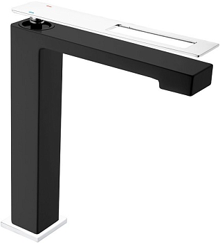 Фото Смеситель для раковины Boheme Q 142-BCR черный/хром